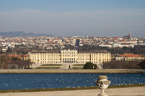 Sch&ouml;ner Anblick der Schlossanlage Sch&ouml;nbrunn
