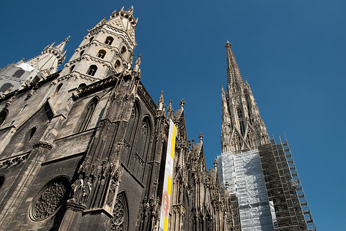 Bauzeit des Stephansdom vom 12. bis 14. Jahrhundert