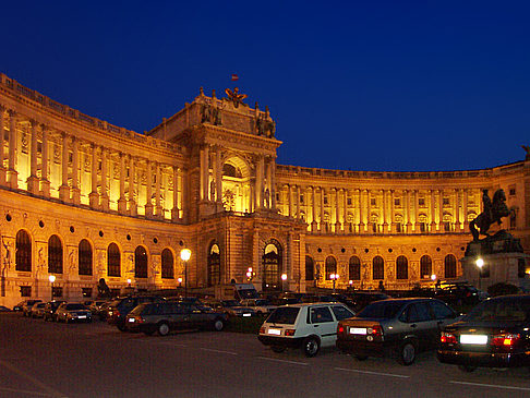 Die Wiener Hofburg ist ein Wahrzeichen der Stadt
