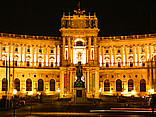 Neue Hofburg Foto von Citysam  von Wien Die strahlende Neue Hofburg bei Nacht