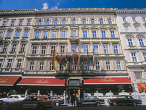 Das Hotel Sacher ist die bekannteste Unterkunft Wiens