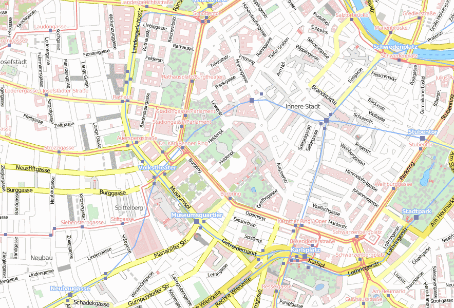 Wien Innere Stadt Karte | creactie