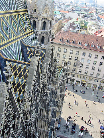 Blick auf Wien aus dem Stephansdom - Wien (Wien)