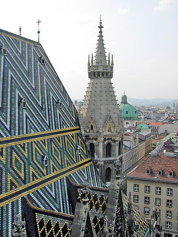 Blick auf Wien aus dem Stephansdom - Wien (Wien)