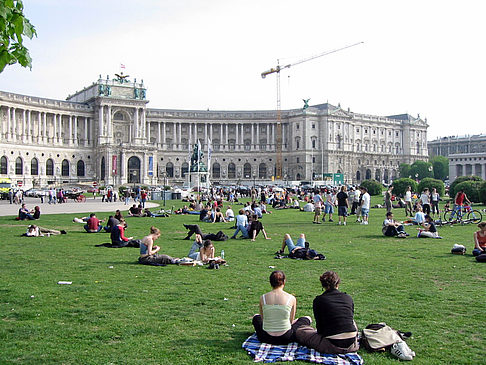 Fotos Heldenplatz vor der Hofburg