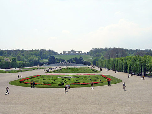 Schlossgarten des Schloss Schönbrunn - Wien (Wien)
