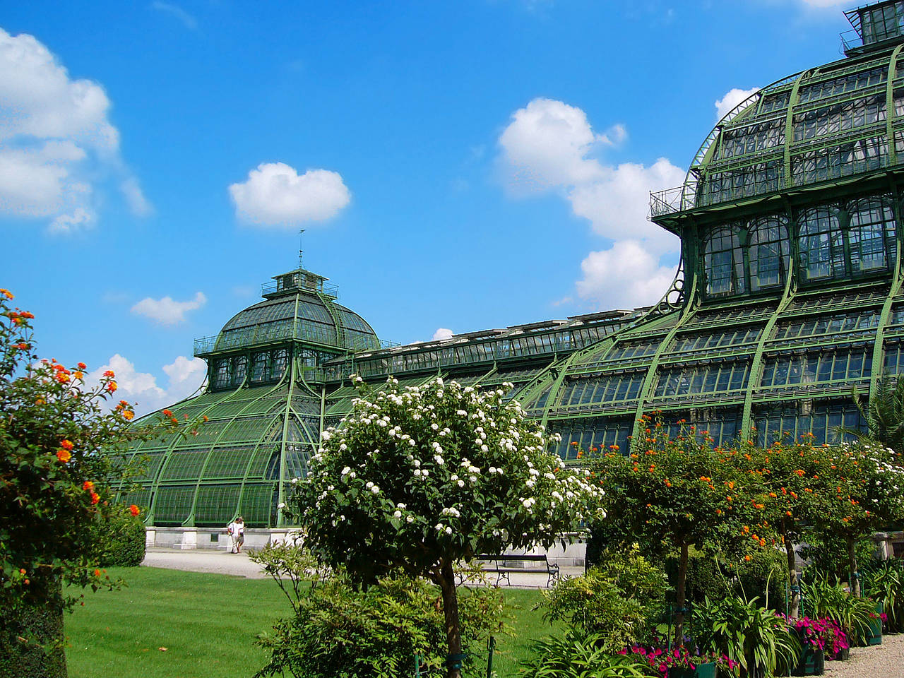  Fotografie Reiseführer  Palmenhaus im Schlosspark