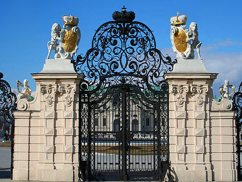 Schloss Belvedere Bildansicht Sehenswürdigkeit  