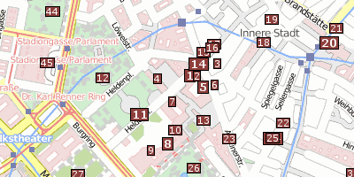 Hofburg Wien Stadtplan